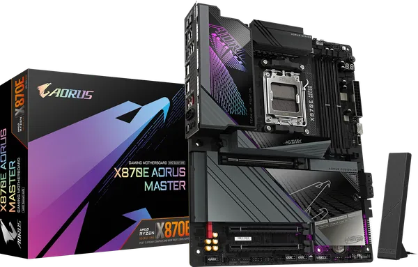 GIGABYTE X870E AORUS MASTER Motherboard (manufacturer photo)
