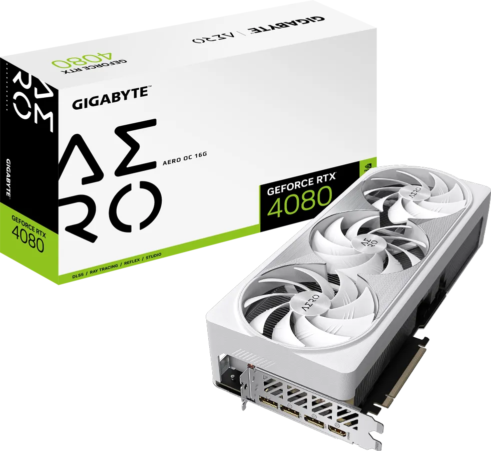 GeForce RTX 4080 16GB AERO OC Graphics Card GPU (manufacturer photo)