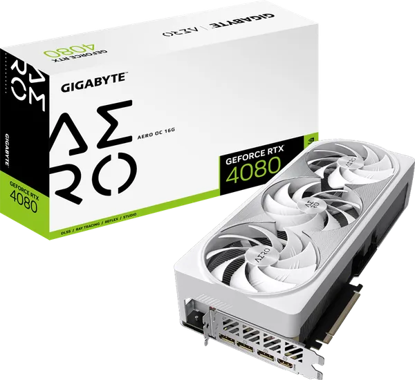 GeForce RTX 4080 16GB AERO OC Graphics Card GPU (manufacturer photo)
